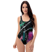 Load image into Gallery viewer, SMK/BsD - Abstract One-Piece Swimsuit (1 of a kind print)