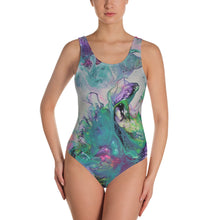 Load image into Gallery viewer, SMK/BsD - Exclusive Pour Print One-Piece Swimsuit