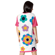 Load image into Gallery viewer, BsD &quot;Flower Power&quot; T-shirt dress