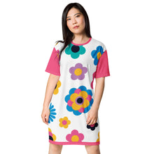 Load image into Gallery viewer, BsD &quot;Flower Power&quot; T-shirt dress