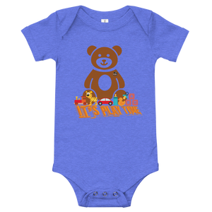 BsD Baby Collection Bodysuit - "It's Play Time" Baby Jersey Short Sleeve One Piece