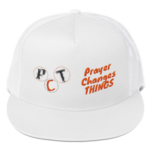 Load image into Gallery viewer, BSD &quot;Prayer Changes Things&quot; Trucker Cap