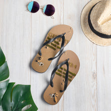 Load image into Gallery viewer, &quot;Let Their Be Rest Scripture&quot; Flip-Flops